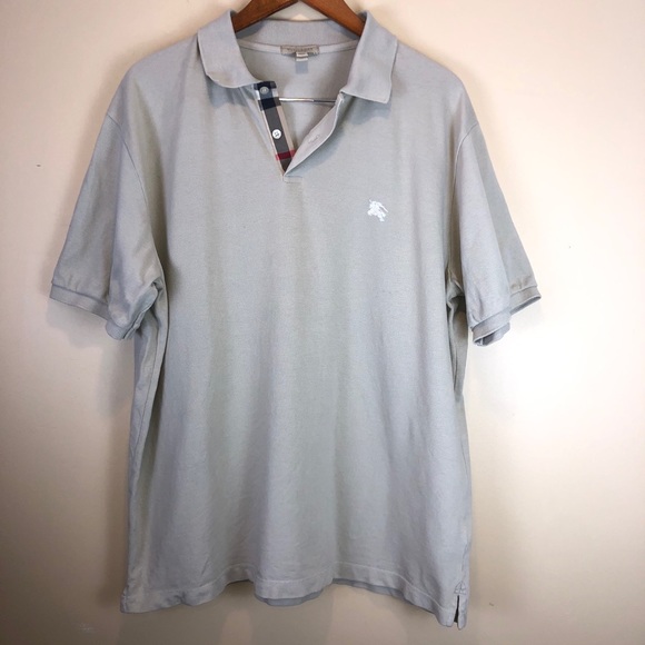 Burberry Other - Burberry Tan/ Khaki Collared Button Detail Polo